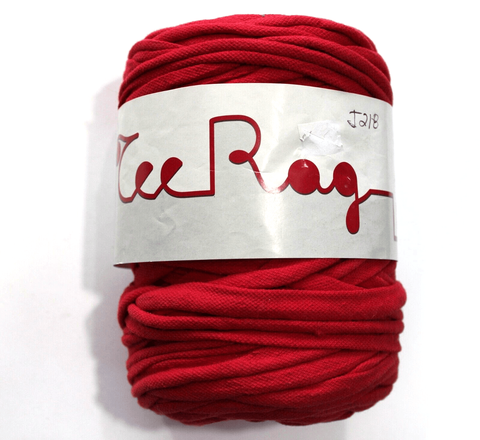 Euro Yarns Tee Rag Col Red 100% Cotton 11oz,