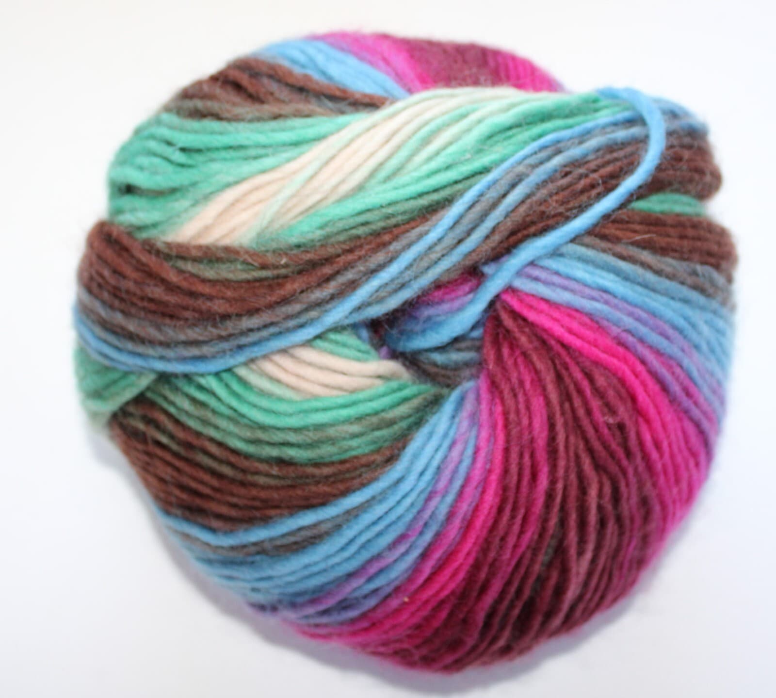 Ferner Wolle Filzmich! Pink Brown Blue Green Virgin Wool Nylon 200gr 200m
