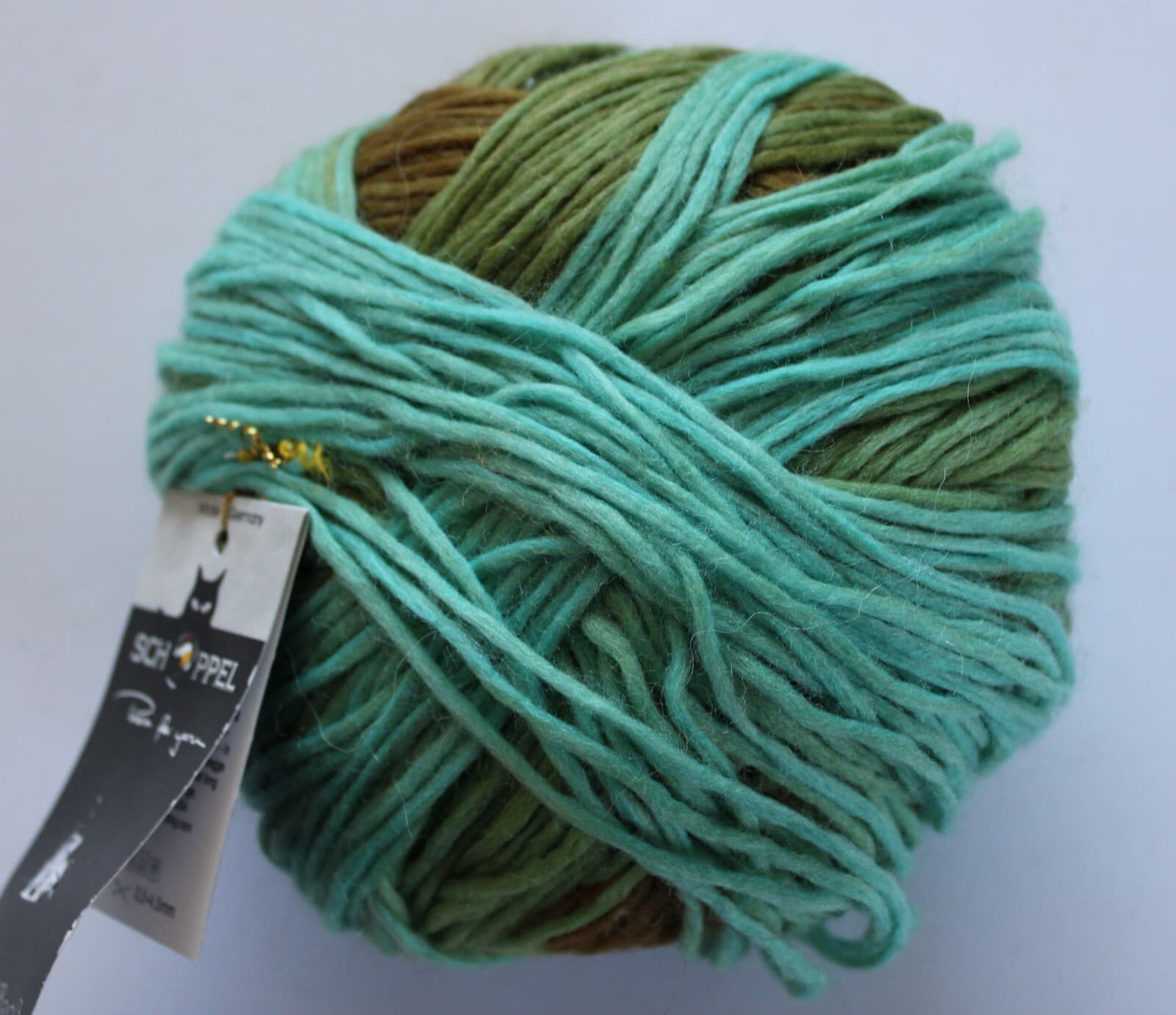 Schoppel Gradient Col 2202 Green Mix 100% Merino Virgin Wool 100gr 260m