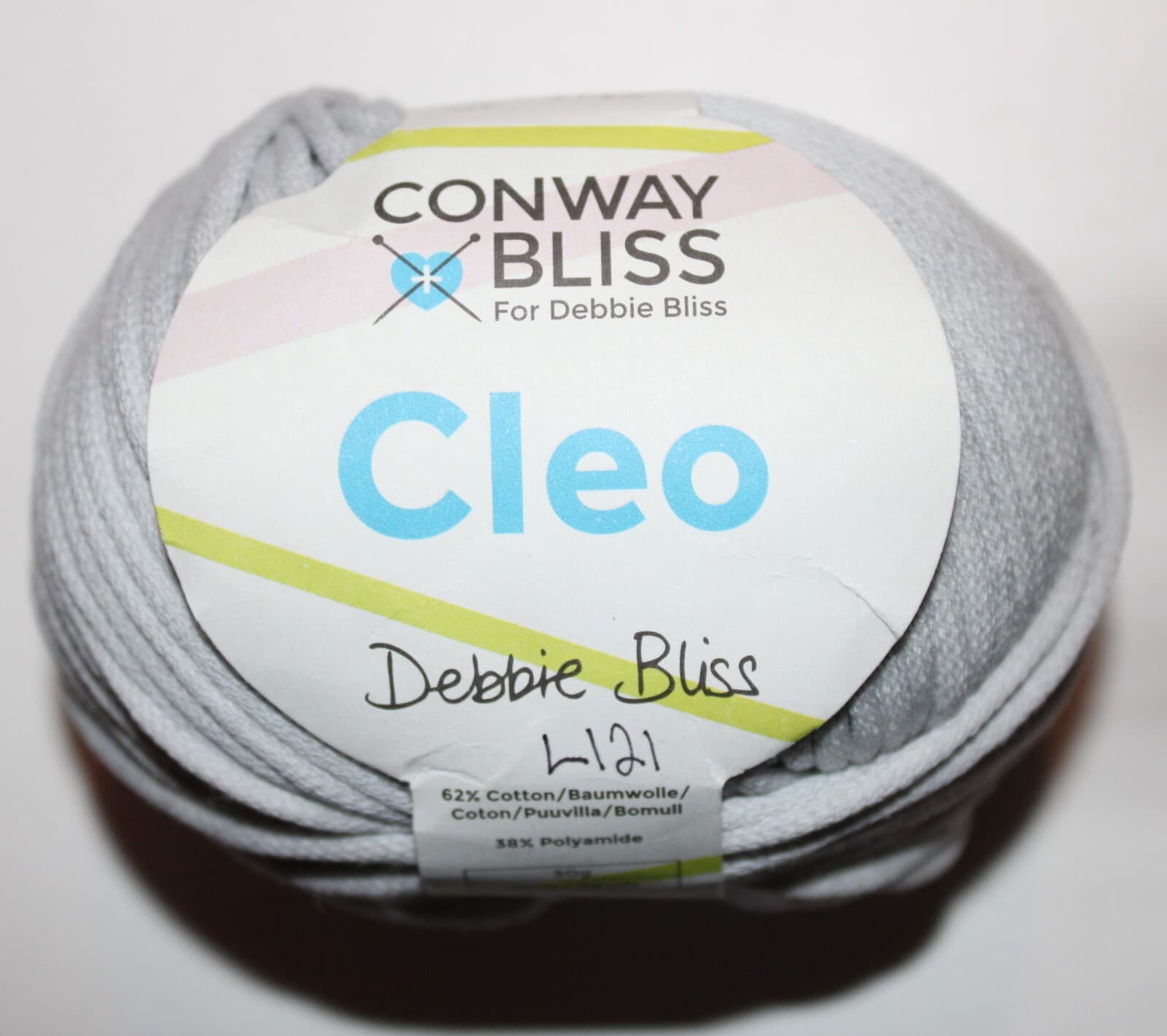 Plymouth Yarn Cleo Col 60003 Taupe Cotton Nylon 50gr 98yd
