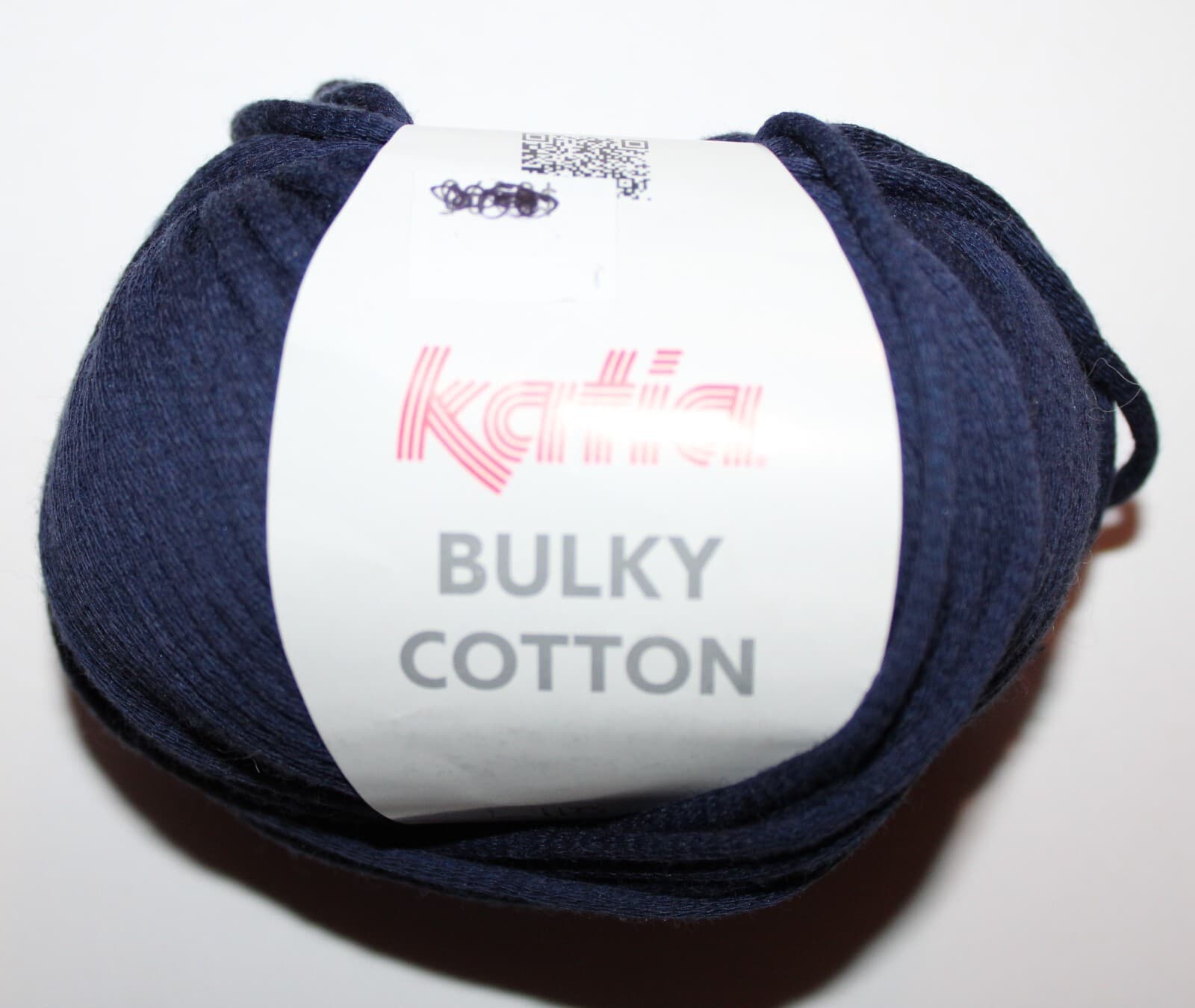 Katia Bulky Cotton Col 69 Dark Blue Cotton Nylon 50gr 109yd