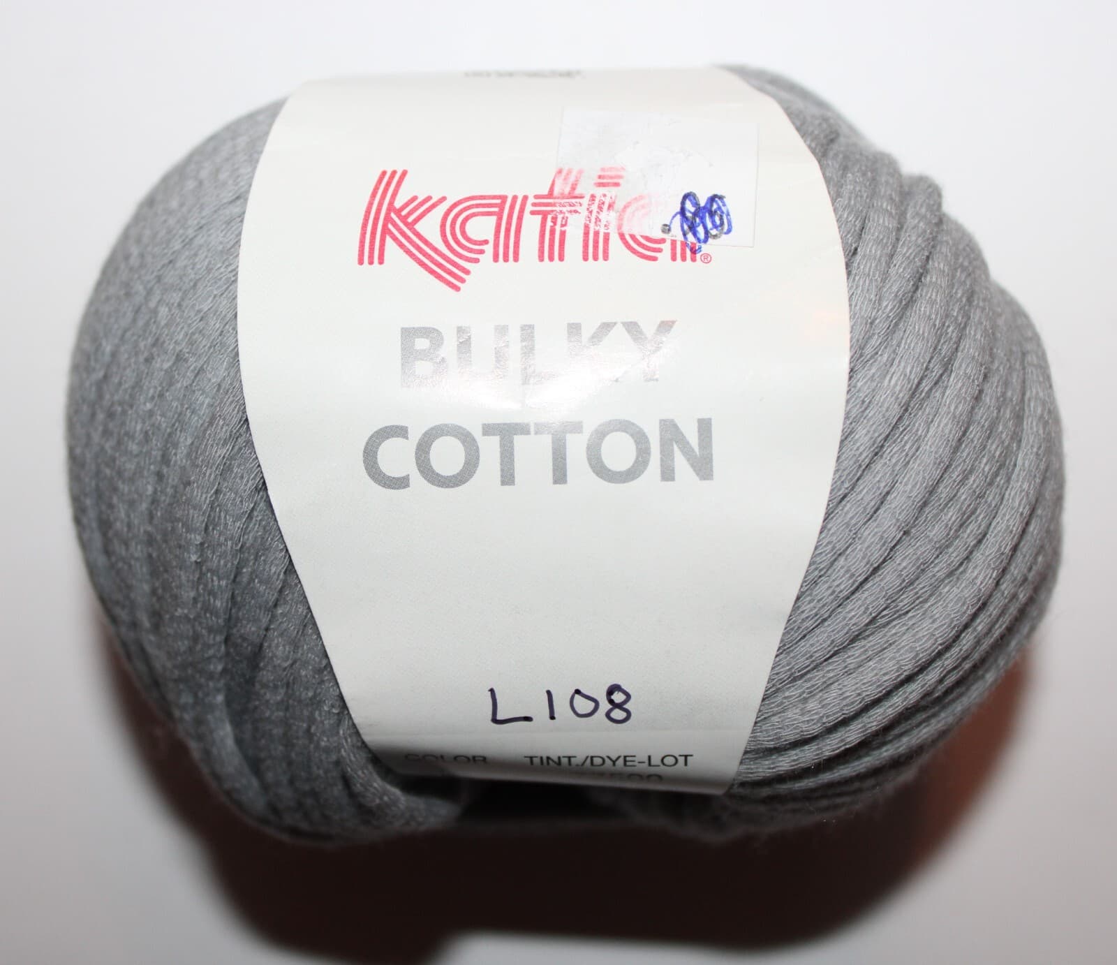 Katia Bulky Cotton Col 71 Gray Cotton Nylon 50gr 109yd