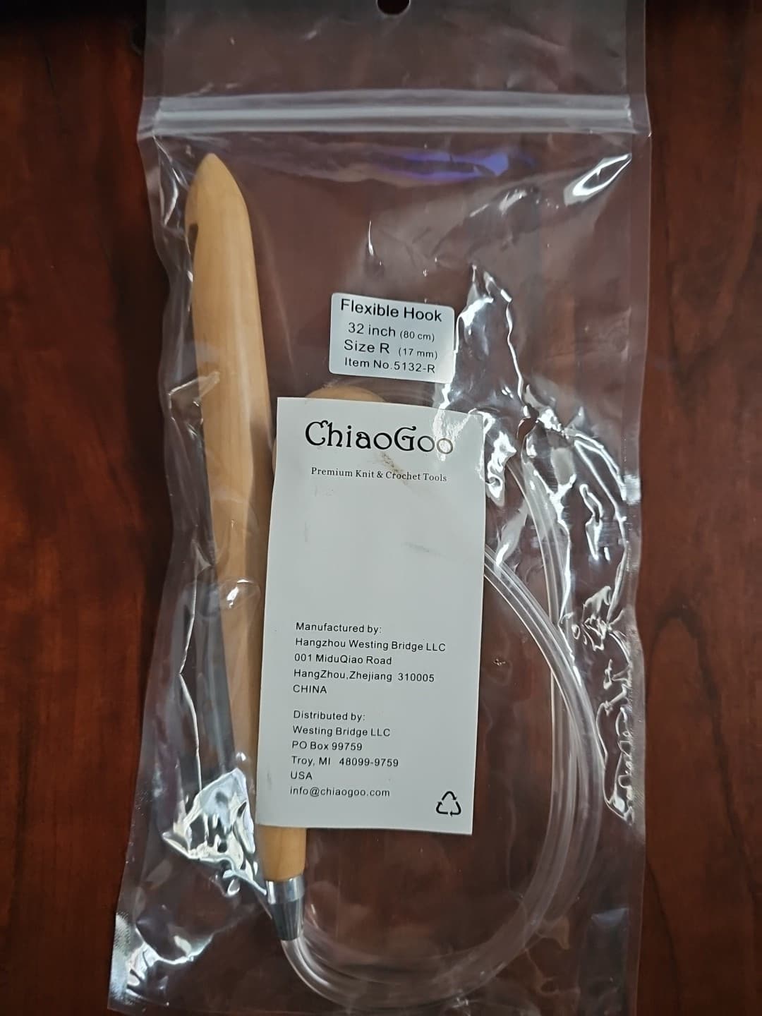 Chiao Goo Premium Knit & Crochet Tools Size R 32"