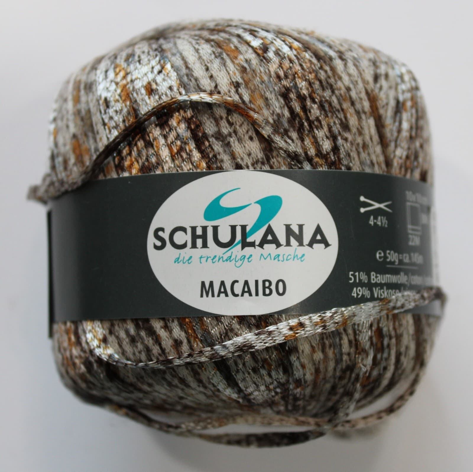 Yarn Schulana&Co. Macaibo Novelty Yarn Brown Mix