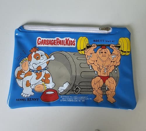 Vintage Garbage Pail Kids Zipper Pouch Pencil Case Brett Sweat Kennel Kenny Rare