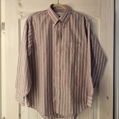 Manhattan Dress Shirt Men’s Size 16.5 32/33 Long Sleeve Pocket Classic Business