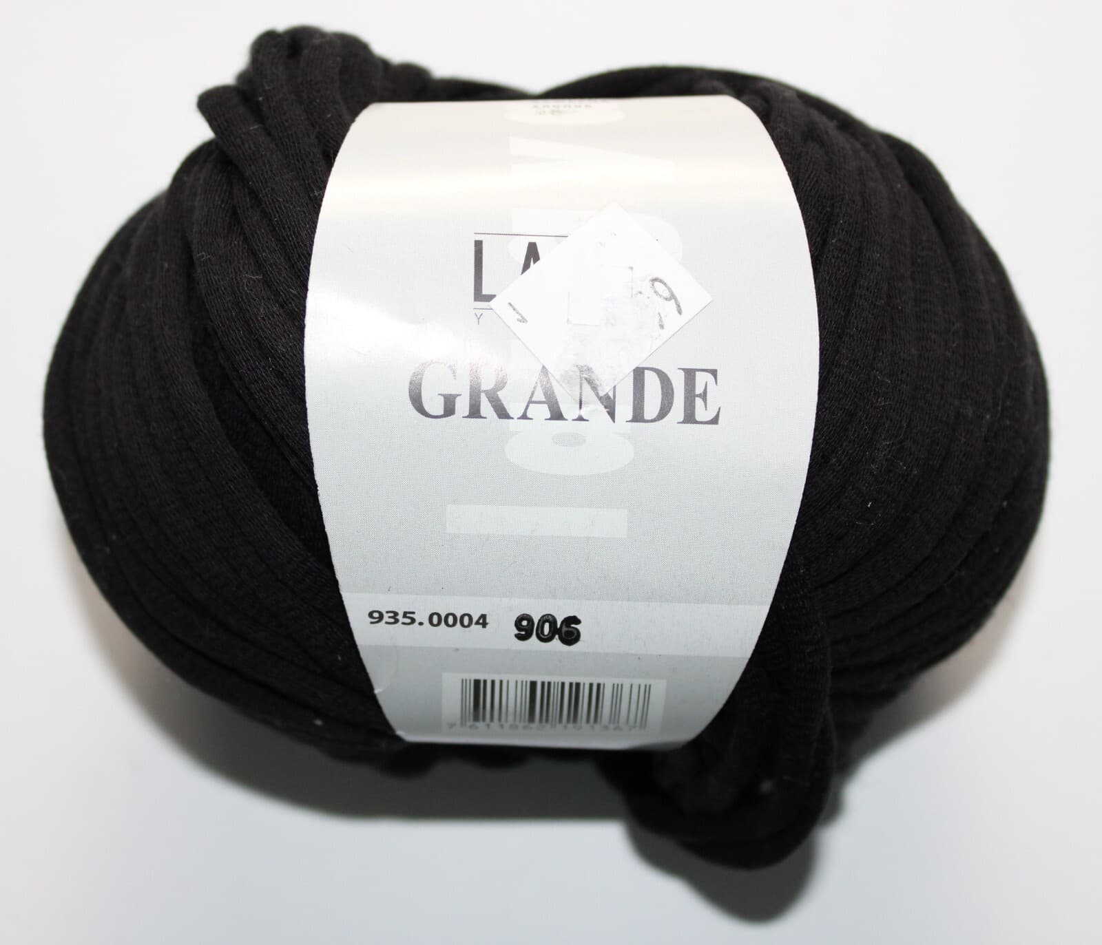 Lang Yarns Grande 100% Cotton Col 935.0004 Black 50g 62m
