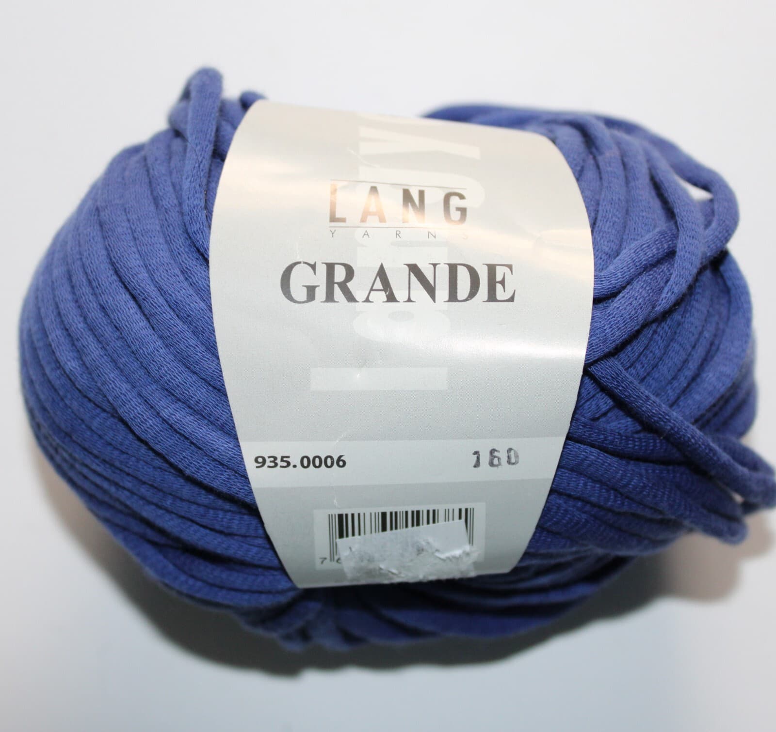 Lang Yarns Grande 100% Cotton Col 935.0006 Blue 50g 62m