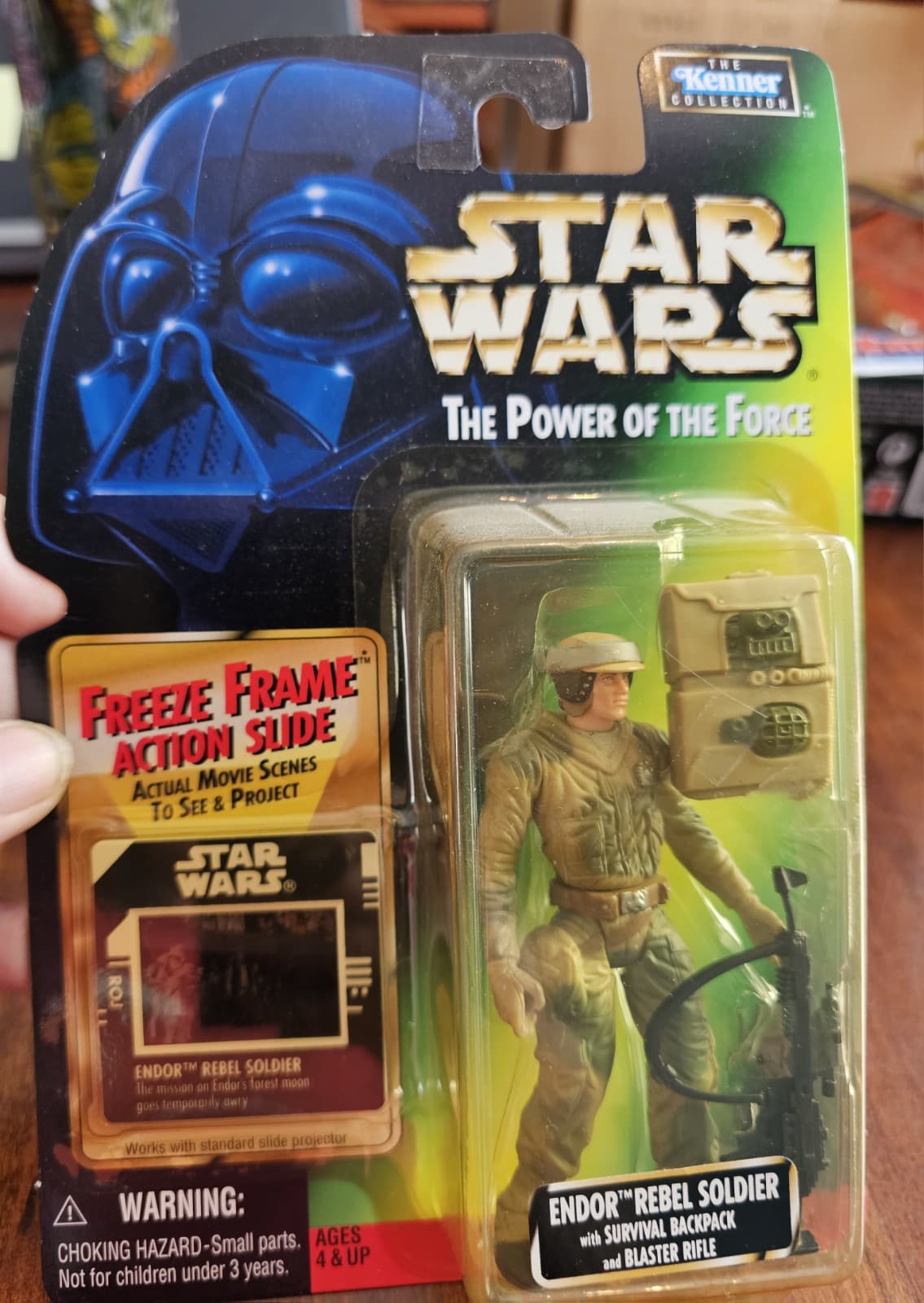 Star Wars POTF Freeze Frame Endor Rebel Soldier Action Figure Free Shipping NIB