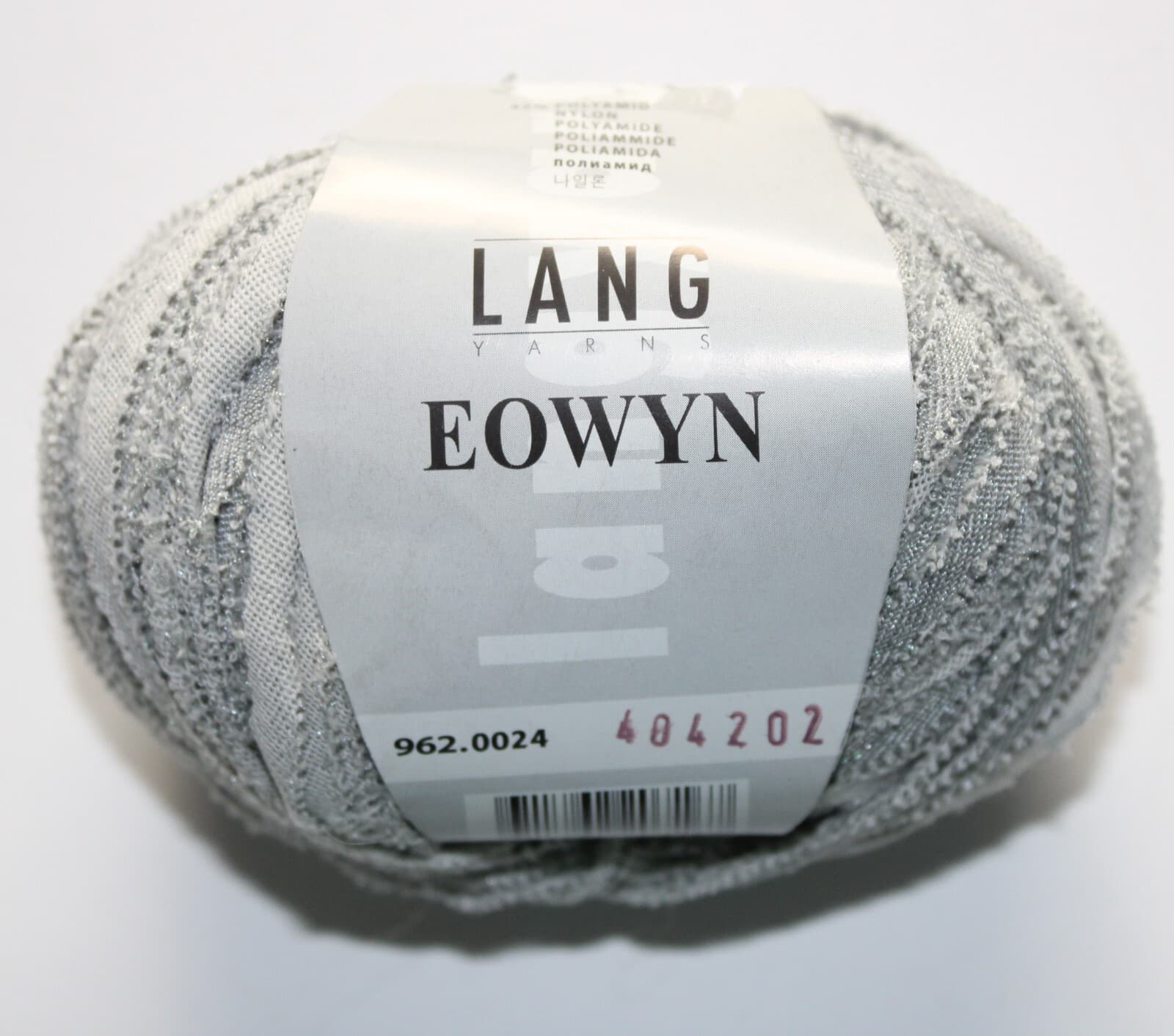 Lang Yarns EOWYN 60% Cotton 40% Polyester 962.0024 Lt Gray 50gr 70m
