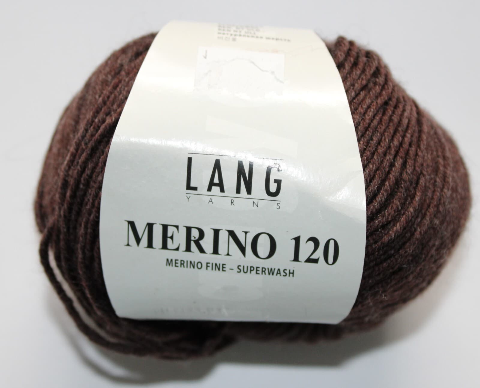 Lang Yarns Merino 120 100% Virgin Wool 34.0368 Brown 50gr 120m