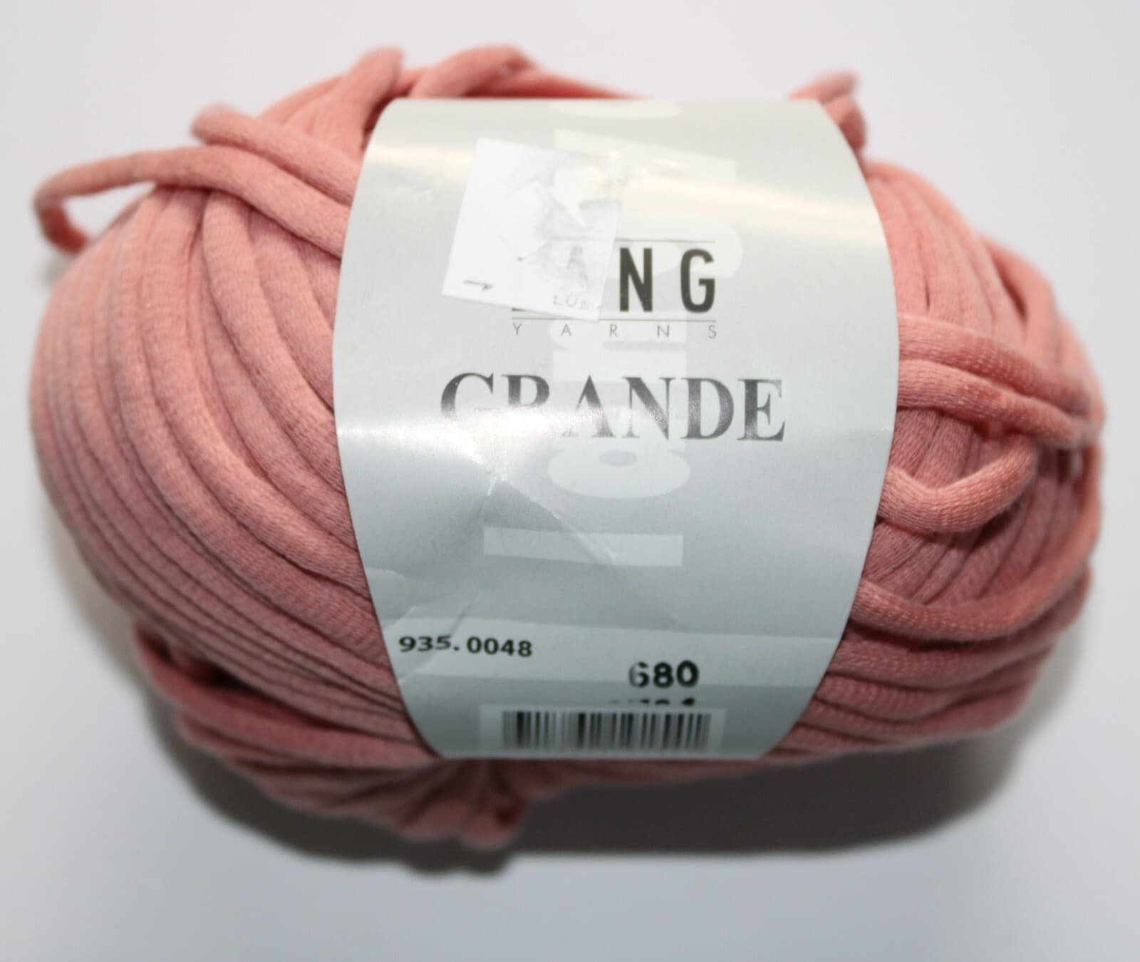 Lang Yarns Grande 100% Cotton Col 935.0023 Pink 50g 62m