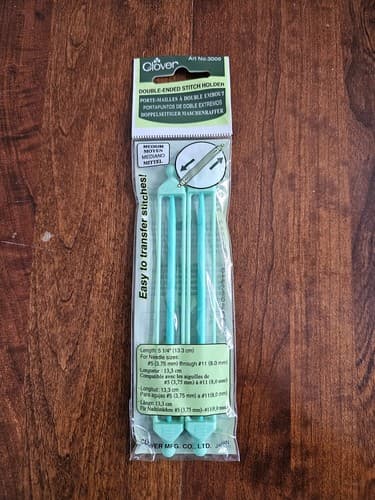 Clover Double Ended Stitch Holder Length 5 1/4" (13.3mm) No. 3006