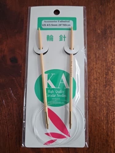 KA High Quality Circular Needles US 4 24" / 3.50mm 60cm