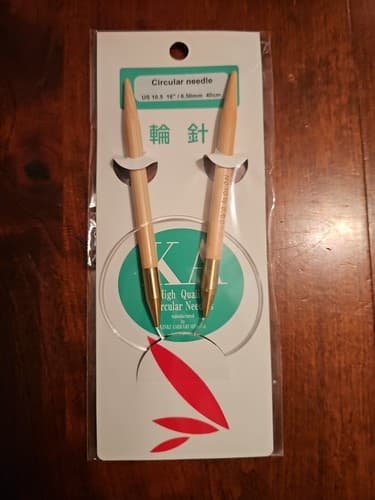 KA High Quality Circular Needles US 10.5 16" / 6.50mm 40cm
