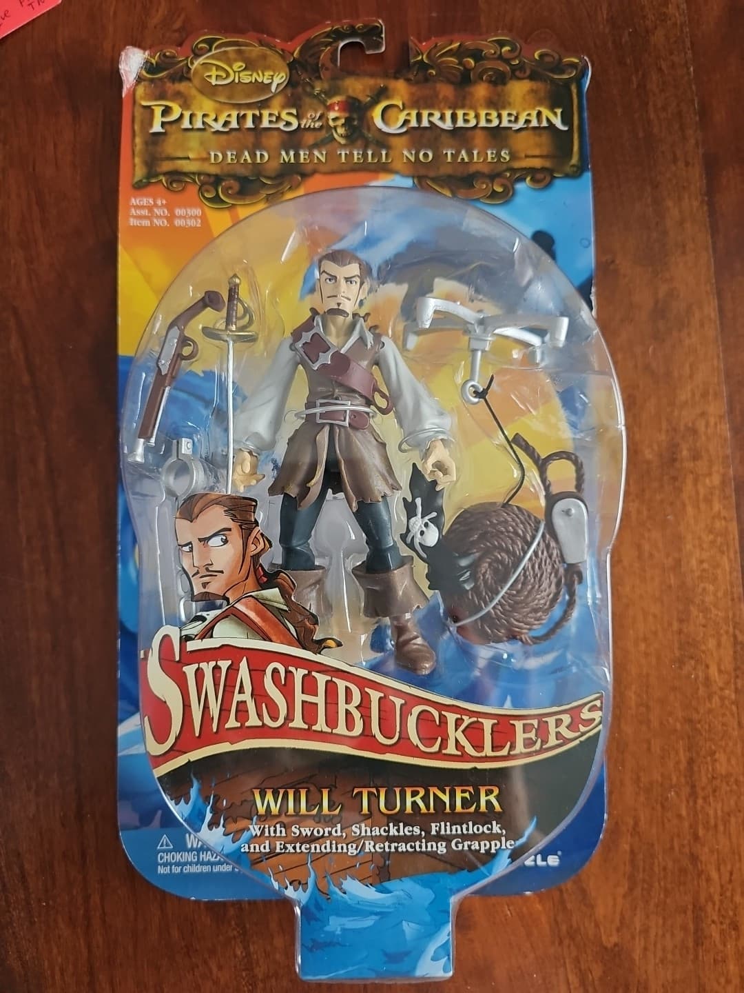 SWASHBUCKLERS WILL TURNER - Disney Pirates of the Caribbean Action Figure Sealed