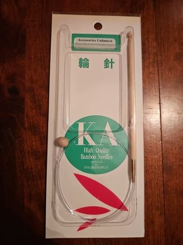 KA Flex Crochet Hook High Quality Bamboo Needles 50cm 4.25mm