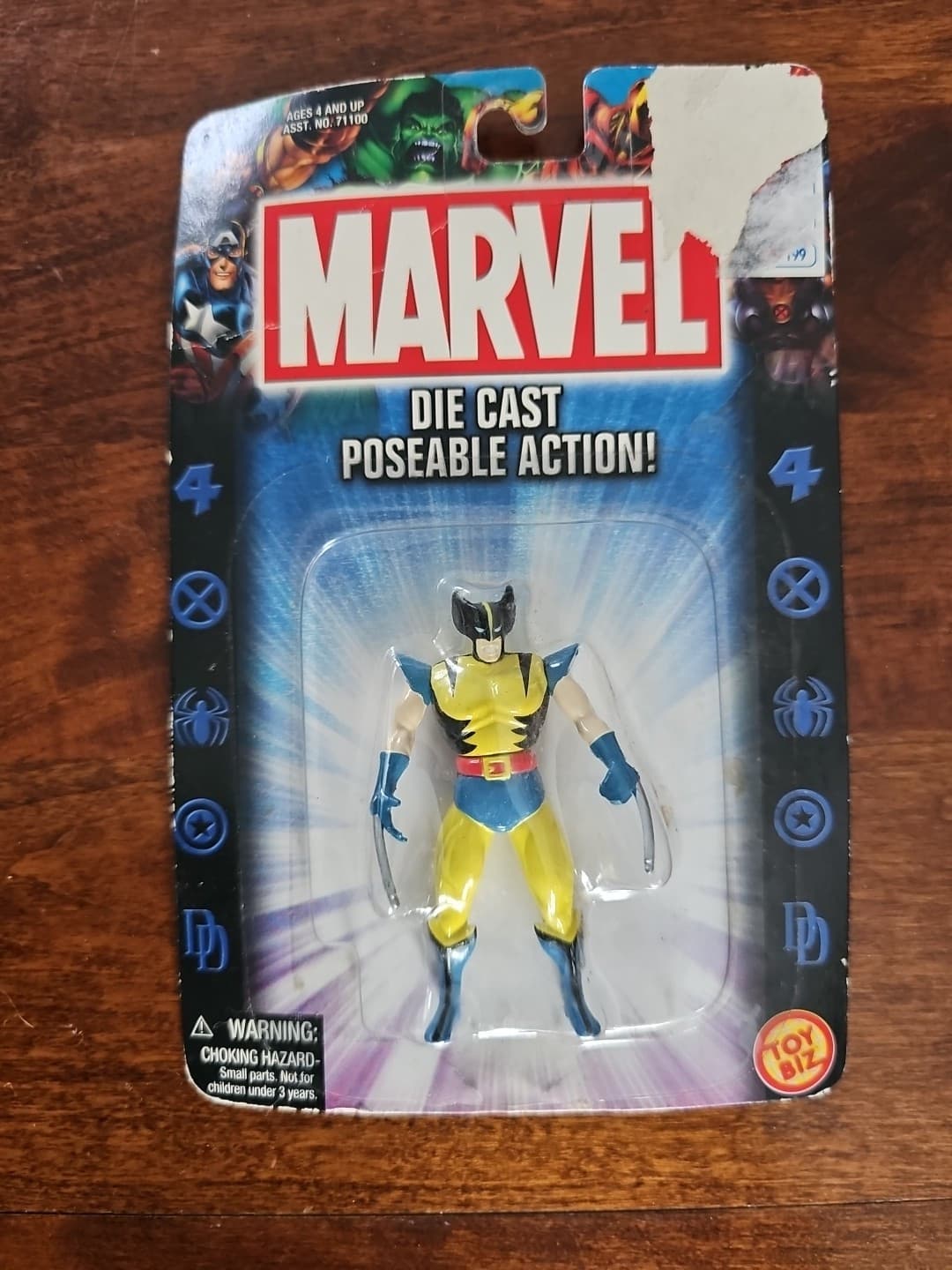 NEW 2002 Toy Biz X-Men Marvel WOLVERINE Die Cast Poseable Action NIB