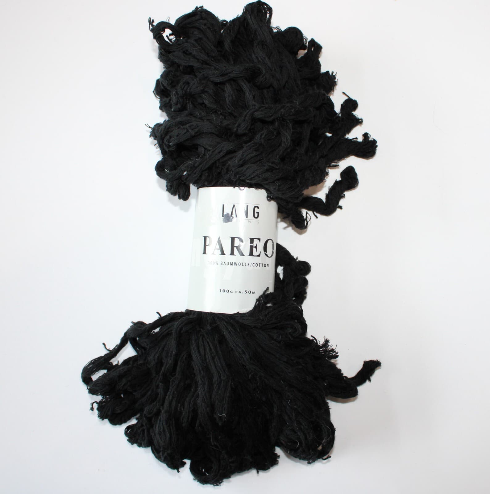 SALE Lang Pareo 100% Cotton 100gr 50m Black
