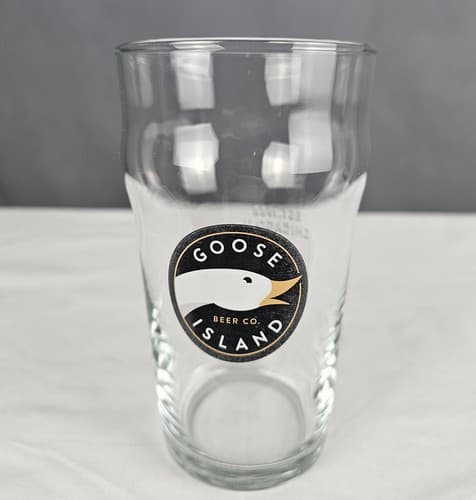 GOOSE ISLAND Beer Pint Glass Chicago Brewery Craft Brewing 16 OZ 5.5" Tall