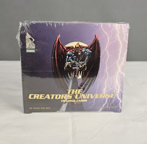 Super Rare THE CREATORS UNIVERSE TRADING CARDS FACTORY SEALED BOX (36-PACKS)