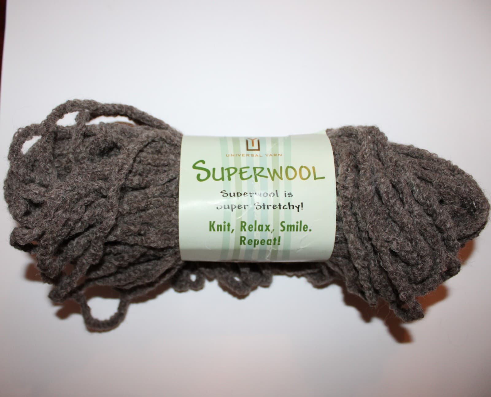 Universal Yarn co. Superwool 49% Wool, 48% Acrylic Col102 Portobello 3.5oz, 66yd