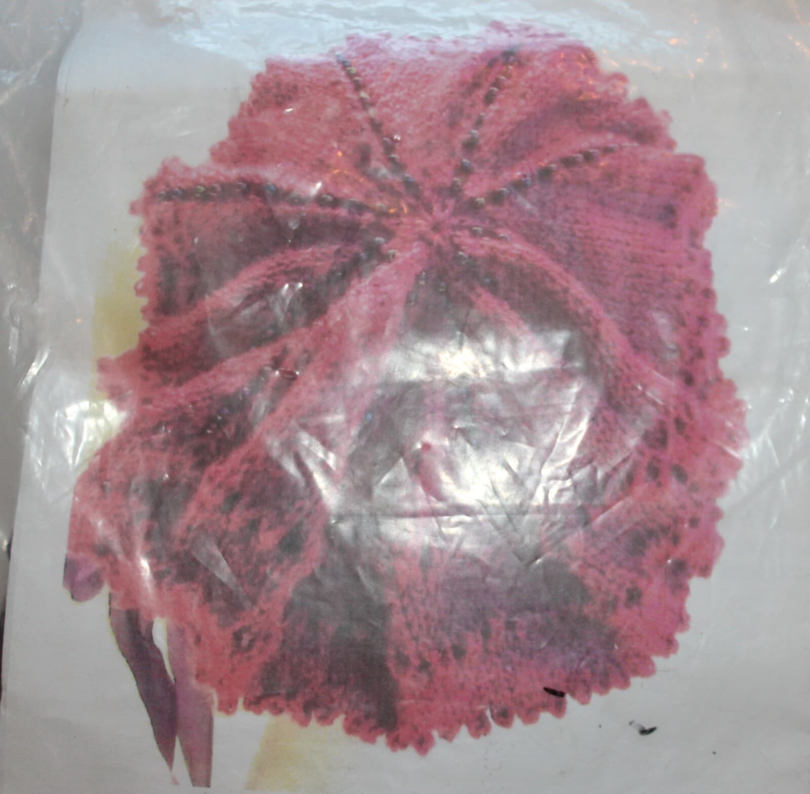 Interlacement Yarns Adult Beaded Hat Kit Dusty Plum