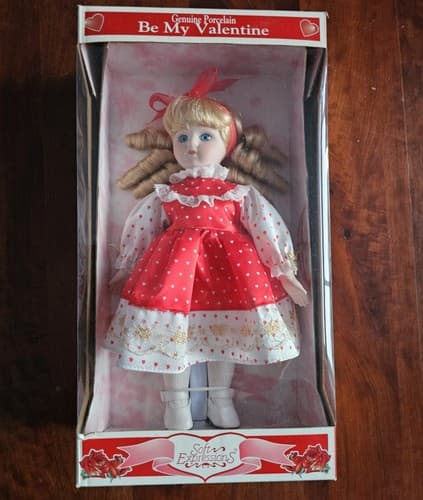Soft Expressions “Be My Valentine” Special Edition Porcelain Doll Vintage NIB