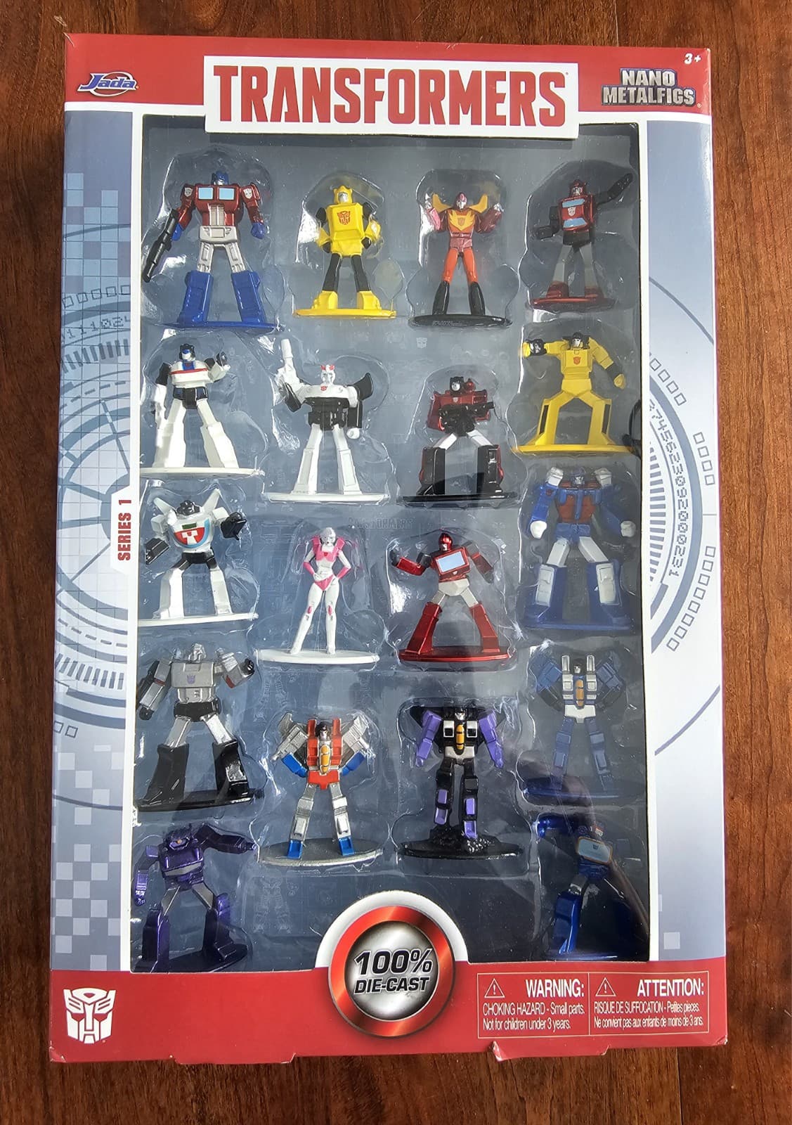 Transformers 18PK Metal Figures Jada Nano Metalfigs NEW in Box Authentic Hasbro