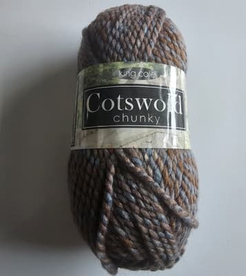 King Cole Cotswold Chunky Burford Col 237, 100g, 142yd Acrylic Wool