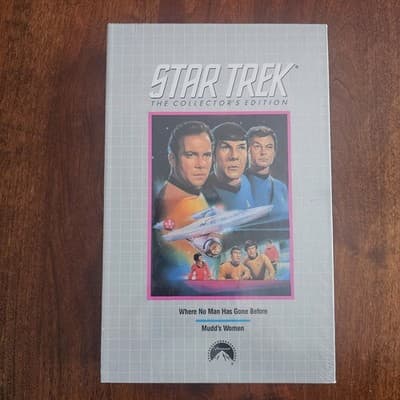 Star Trek: Where No Man Has Gone Before/Mudd's Women (VHS) Collectors Ed. SEALED