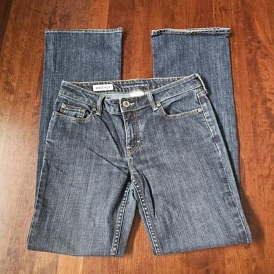Banana Republic Jeans Womens 6 Blue Urban Bootcut Stretch Dark Wash Denim Pants
