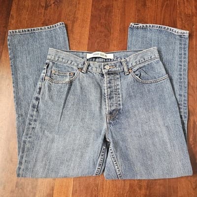 VTG 90s Y2K GAP Jeans Womens 10 A Blue Bootcut Button Fly Denim Faded Light Wash