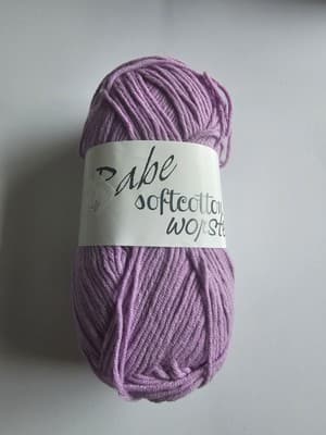 Euro Baby Babe softcotton Violet Worsted Yarn 55% Acrylic 45% Cotton Purple