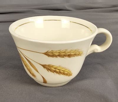 Edwin M Knowles China Tea Cup Vintage Golden Wheat No Saucer