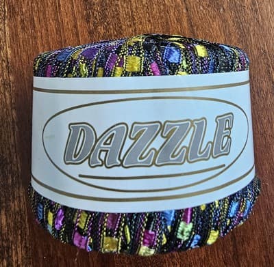 Yarn KFI Dazzle 100% Nylon 25gr, 82yd, Multi Color Shade 78