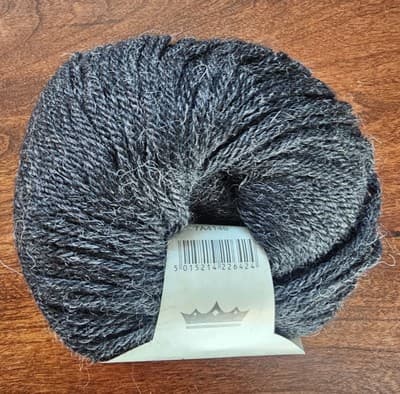 Yarn Baby Alpaca King Cole110yd, 50g Col 503 Charcoal