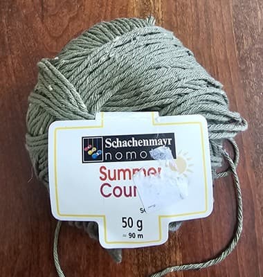 Yarn Summer Country Farbe Green Col 70 50g 90m Schachenmayr Nomotta