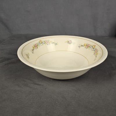 Homer Laughlin Eggshell Georgian Serving Bowl Vintage USA A44N5 8.5"