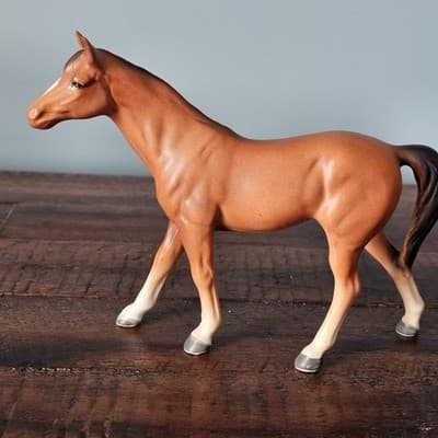 Napcoware Bay Horse Figurine Vintage Porcellain 4.5" x 6.5"