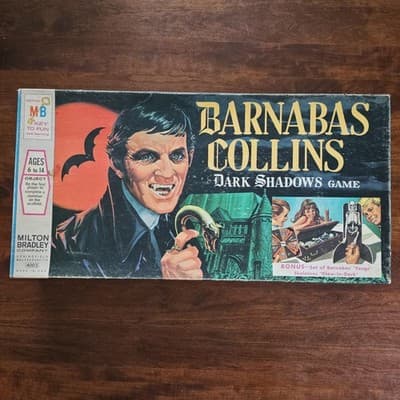 1969 Barnabas Collins Dark Shadows Game Milton Bradley Vintage 4003