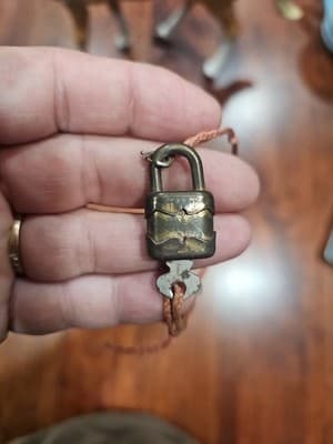 Old Vintage Mini Lock with Key Still Opens and Locks Made In Germany ?