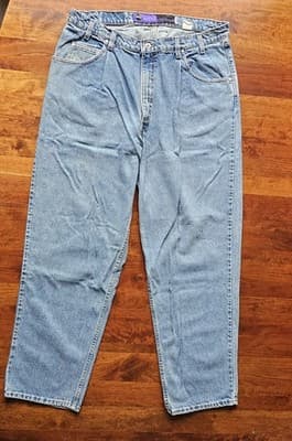 Levis Silvertab W40 L34 Light Wash Blue Jeans Loose Fit Baggy Skater