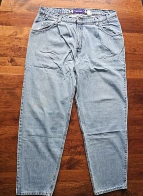 Levi's Silvertab Mens Medium Wash Blue Jeans W40 L34 Baggy
