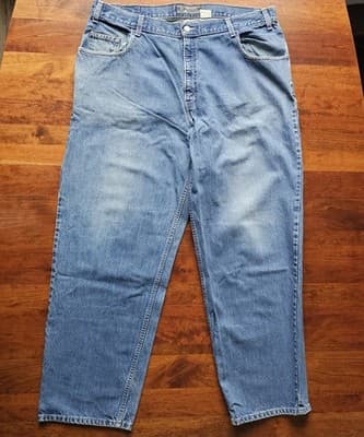 Levis Silvertab W40 L34 Med Wash Blue Jeans Loose Fit Baggy Skater