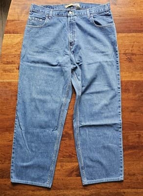 Levis Silvertab W40 L34 Med Wash Blue Jeans Loose Fit Baggy Skater