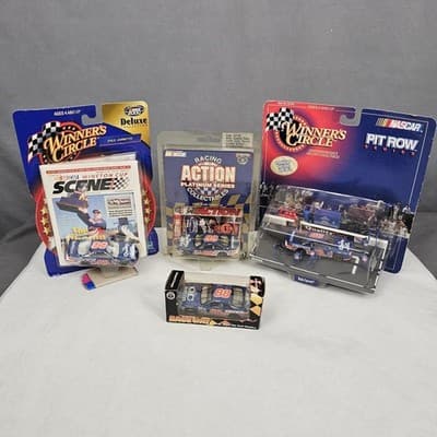 Racing #88 Dale Jarrett Winners Circle Race Day Collectibles Group of 4, Nascar