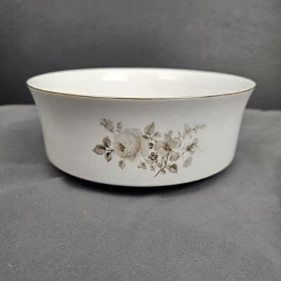 Johann Haviland of Germany Bavaria "Twilight Rose" Round Serving Bowl