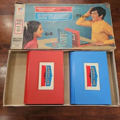 Battleship - Milton Bradley - Classic Naval Strategy Game - Complete - Vtg 1971