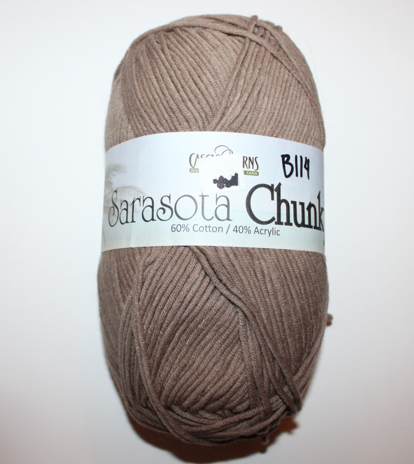 SALE Cascade Farms Sarasota Chunky 60% Cotton 40% Ac Col242 Chinchilla 7oz 306yd